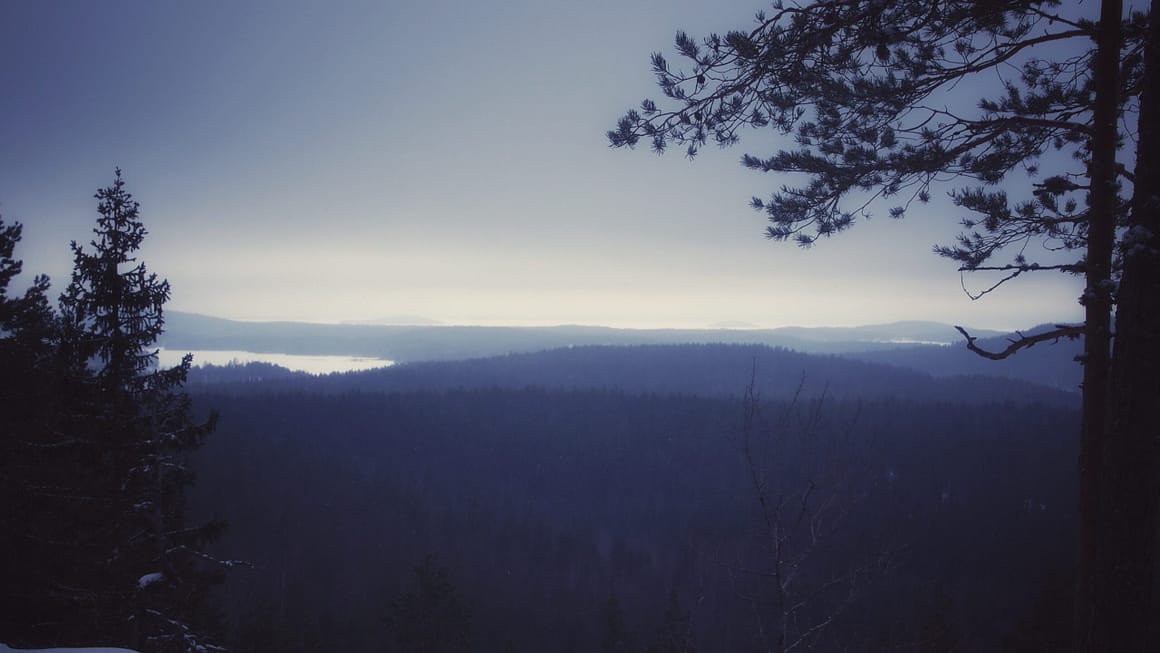 Retki Kammiovuorelle ja mökkeilyä maaliskuussa